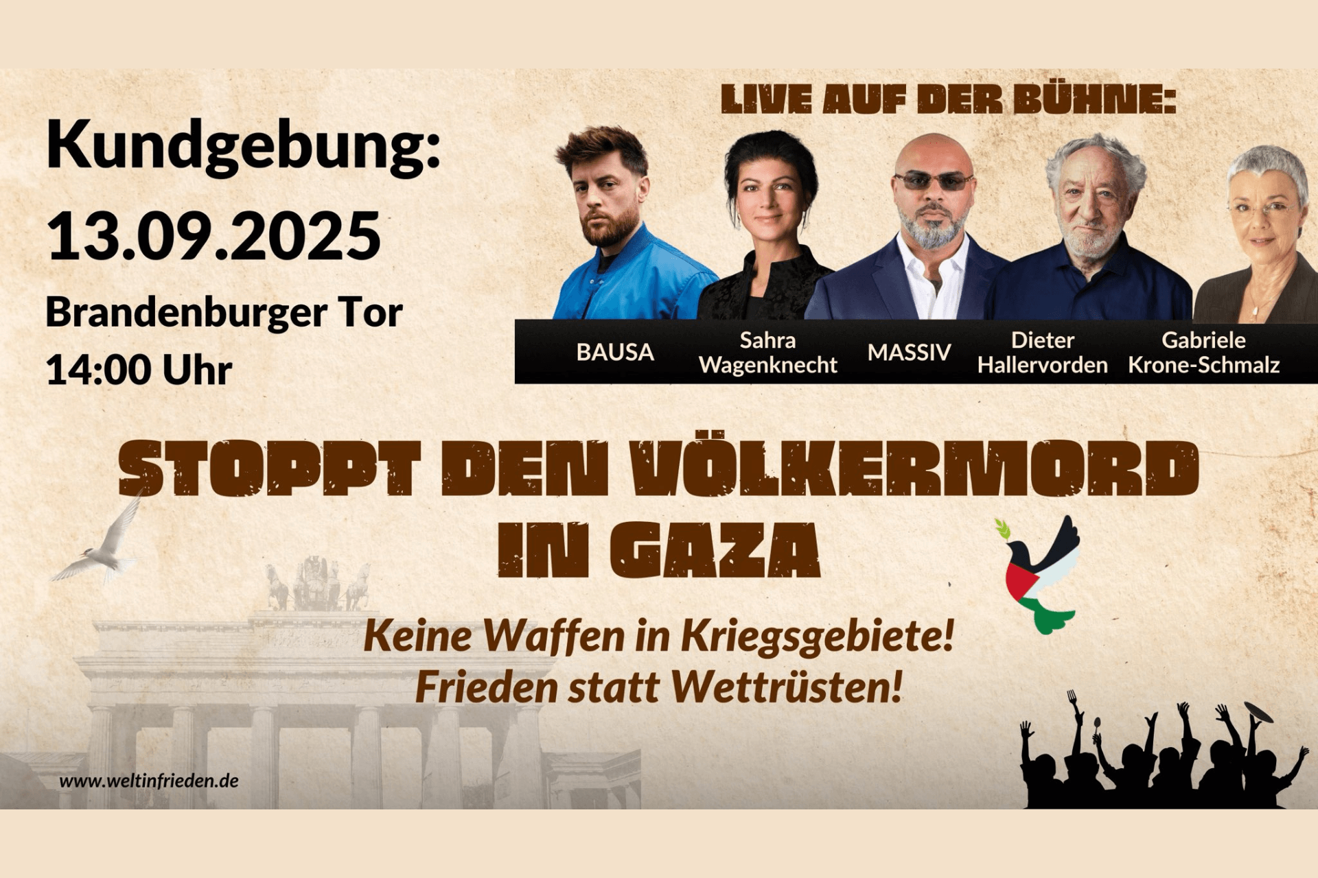 Stoppt den Völkermord in Gaza!